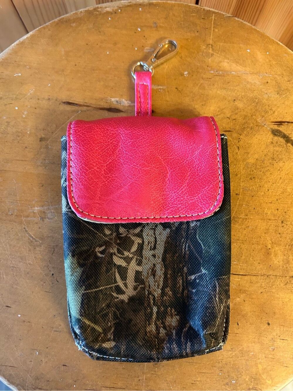 Cowgirl Trendy Western Camo Leaves Outdoor Hunting Cell Phone Purse Clasp Belt (